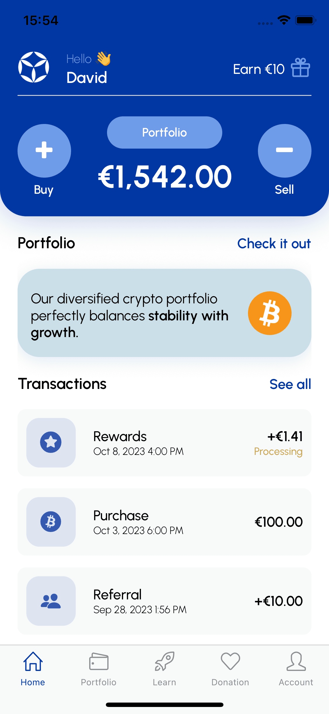 The simple app you need for your first steps into crypto